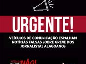 Greve dos Jornalistas: nota divulgada pelas empresas não leva a verdade para sociedade