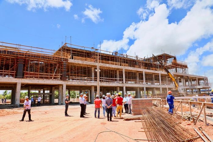 Primeiro bloco do Hospital Metropolitano terá estrutura concluída em março