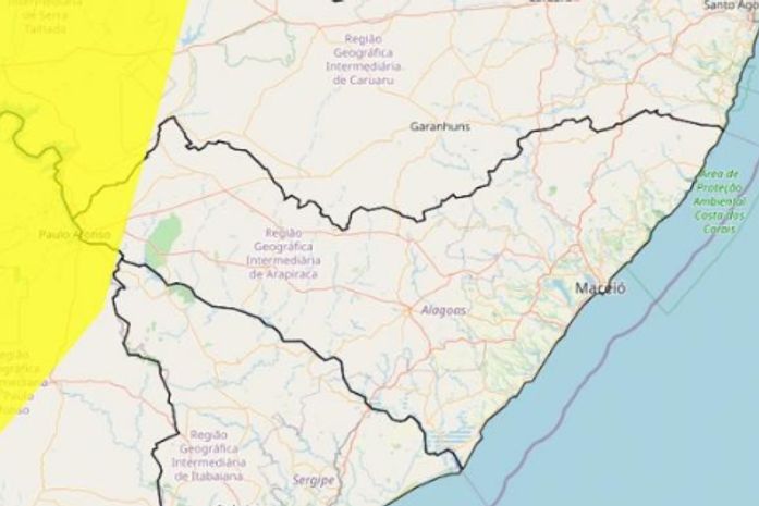Inmet divulga alerta de baixa umidade para quatro cidades do Sertão alagoano