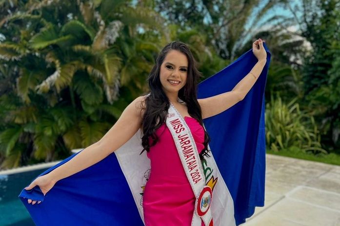 Jaramataia presente no Miss Grand Alagoas