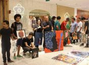  “Galeria de arte ambulante” revela talento de artistas alagoanos