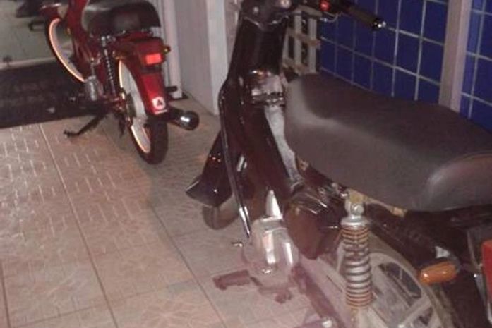 Motonetas apreendidas