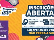 Prefeitura de Maceió abre inscrições para mais uma edição do Emprega Jovem