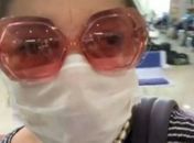 Roberta Miranda usa máscara no Amazonas para se proteger do novo coronavírus