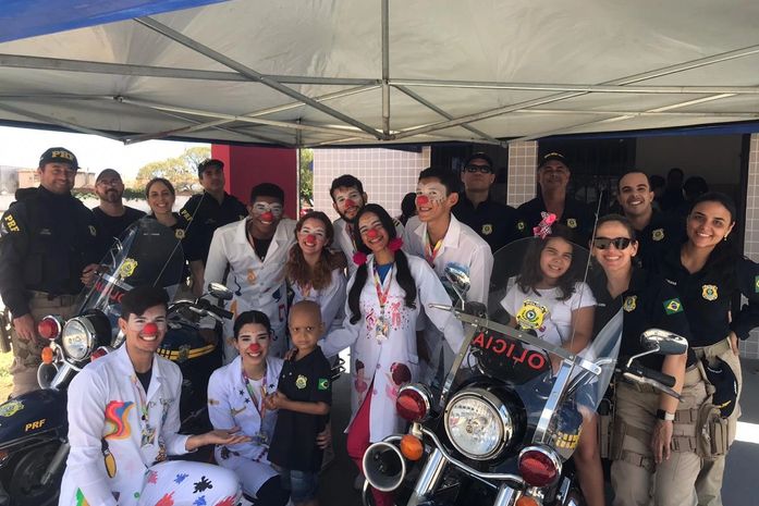 PRF/AL promove manhã diferente para crianças em tratamento de câncer