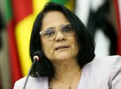 A ministra da Mulher, da Família e dos Direitos Humanos, Damares Alves.