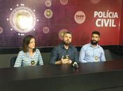 Delegados concederam coletiva