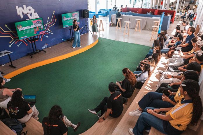 Estudantes conhecem o ecossistema de inovação de Alagoas em visita ao Centro de Inovação do Jaraguá
