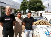 Presos transportavam 35 kg de crack 