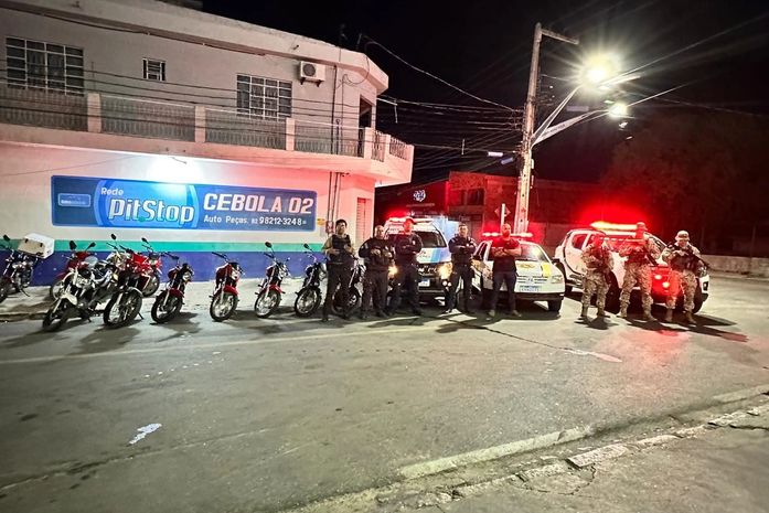 Ação conjunta entre Secretaria Municipal de Segurança Pública e COPES coíbe racha em Delmiro Gouveia e apreende 7 motocicletas