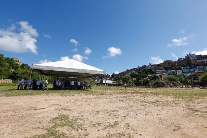 Terreno onde será construído o Parque Linear da Grota do Cigano