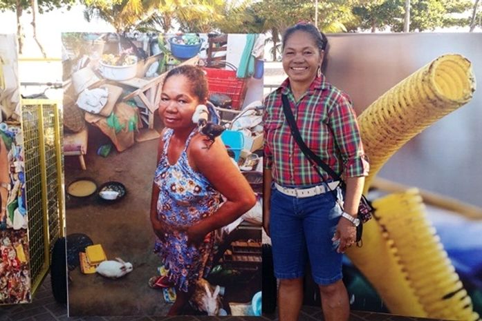 Maria Carmina da Silva recebeu bicicleta do projeto