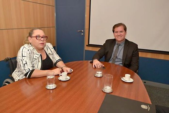 Rosinha da Adefal e Marx Beltrão