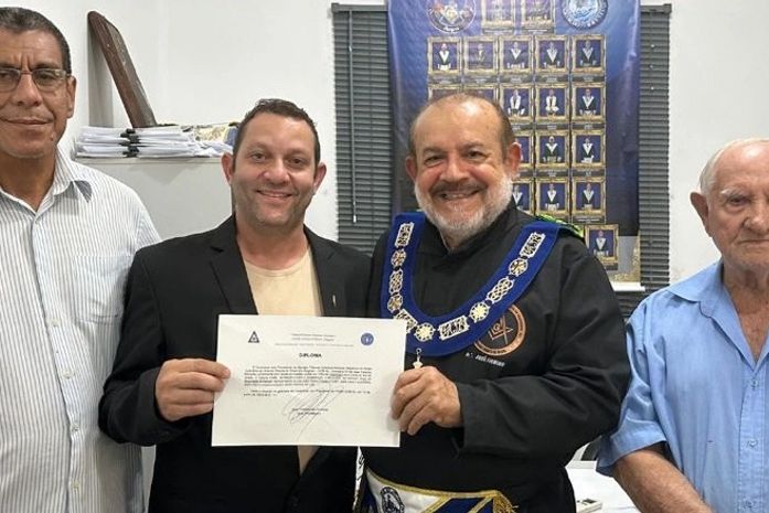 Presidente José Firmino, diplomou Deputado Estadual Maçônico