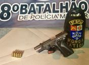 PM apreende arma 
