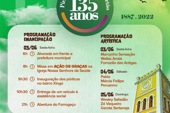 Piranhas comemora 135 anos de emancipação política