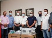 Entrega de respiradores no Hospital Regional de Arapiraca.
