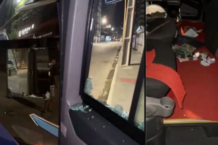 Turistas têm pertences furtados após arrombamento de ônibus na Ponta Verde, em Maceió