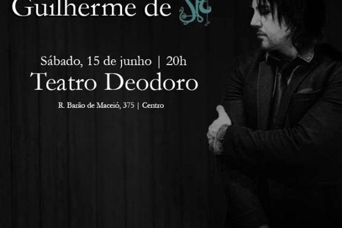 Ex- vocalista do Rosa de Saron, Guilherme de Sá fará show em Maceió