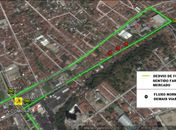 Obra da CBTU muda trânsito na Levada a partir de terça-feira