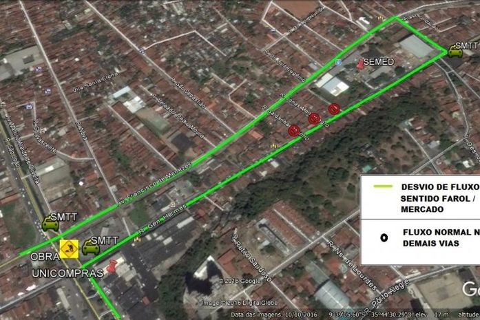 Obra da CBTU muda trânsito na Levada a partir de terça-feira