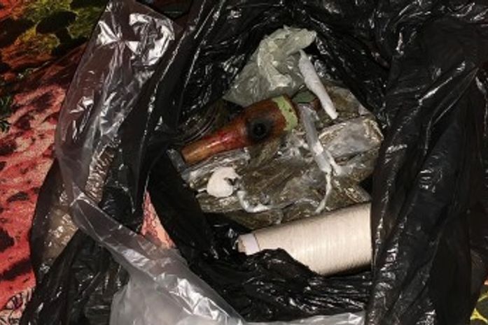 Material apreendido pela PM