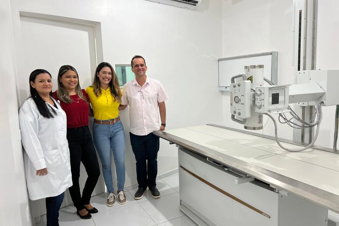 Prefeita Angela Vanessa entrega raio-x digital e São Jose da Laje é o primeiro município da região a obter moderno equipamento