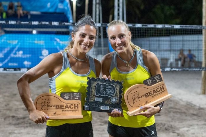 Praia do Patacho: Dupla de italianas e italiano com espanhol levam os principais títulos do Pure Beach