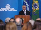 Temer em discurso de abertura da reunião com empresários no Palácio do Planalto.