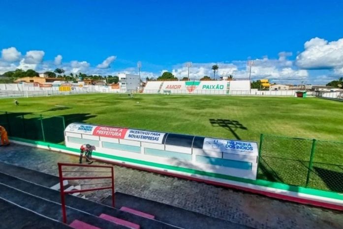 Prefeitura acelera obras no Juca Sampaio para receber jogo histórico pela Série D do Brasileirão