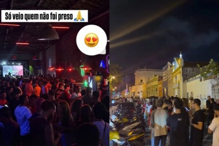 Bar em Maceió lota durante comemoração à condenação do ex-presidente Jair Bolsonaro