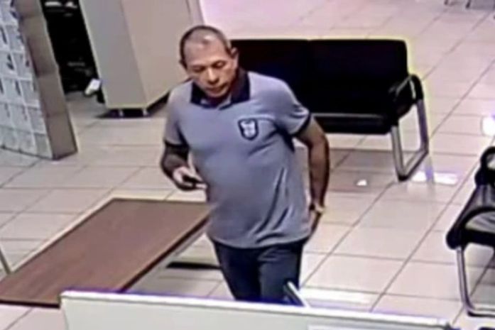 Furto foi flagrado pelo circuito de segurança