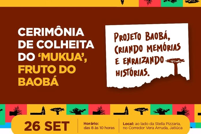 Cerimônia da Colheita do ‘Mukua’ reúne  o Coletivo de Estudantes Negr@s e Aliad@s, da Escola Municipal Padre Pinho