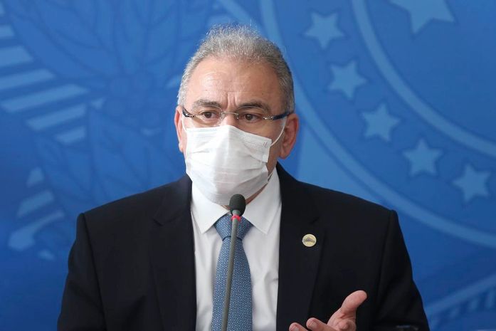 O ministro da Saúde Marcelo Queiroga