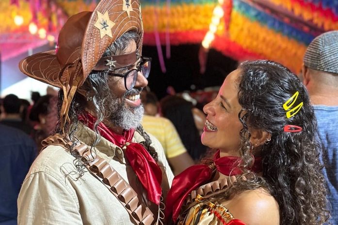 Casal mantém tradição há 31 anos e renova votos durante o São João Massayó