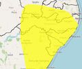 Inmet alerta para ventos de até 60 km/h em todos os municípios de Alagoas na quarta-feira