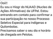 Paulo, como governador de Alagoas, você  tem todas as condições possíveis, para ajudar o quilombola de Cajá dos Negros, a não perder a chance de cursar a  Universidade no Rio Grande do Sul