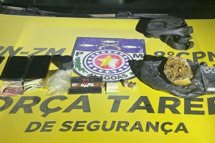Polícia Militar prende quatro suspeitos de tráfico de drogas em São Miguel dos Milagres