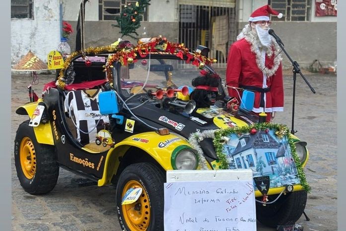 Veja o irreverente FUSCA no interior de AL; que virou símbolo de criatividade,nostalgia e diversão
