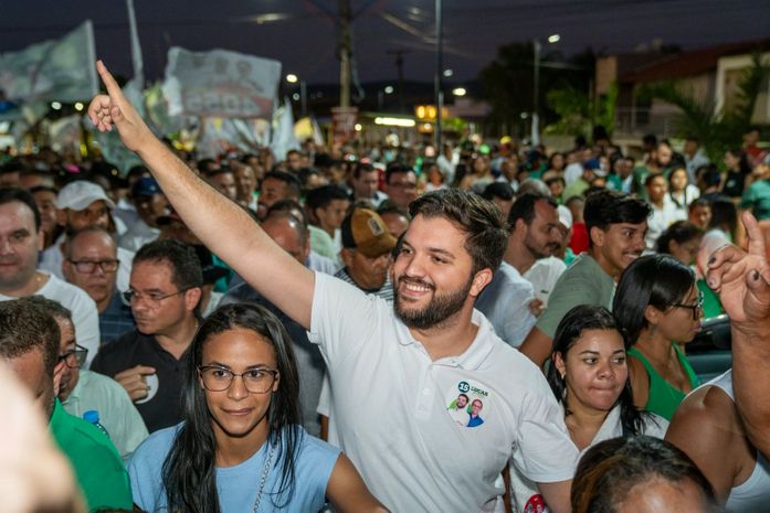 Lucas Santos realiza a maior comício e caminhada da história de Traipu