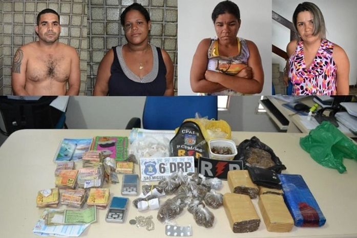 Presos apreendidos em operação de São Miguel dos Campos