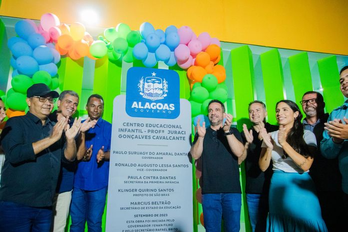 Governador inaugura creche Cria e entrega obras do Minha Cidade