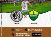  ASA x Cuiabá, prováveis escalações, valor de ingressos e arbitragem