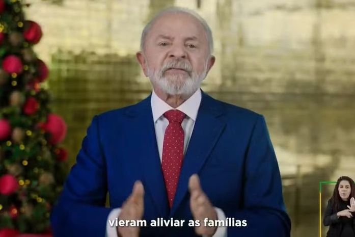 Em pronunciamento de Natal, Lula cita desafios do tarifaço e da segurança, e comemora isenção do IR