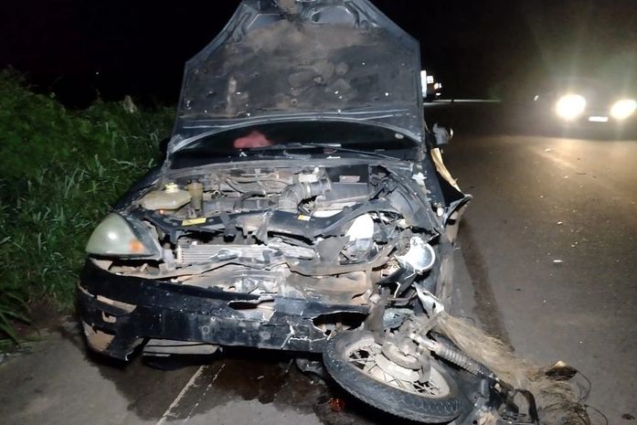 Motociclista morre após invadir a contramão e colidir contra carro no Agreste de AL