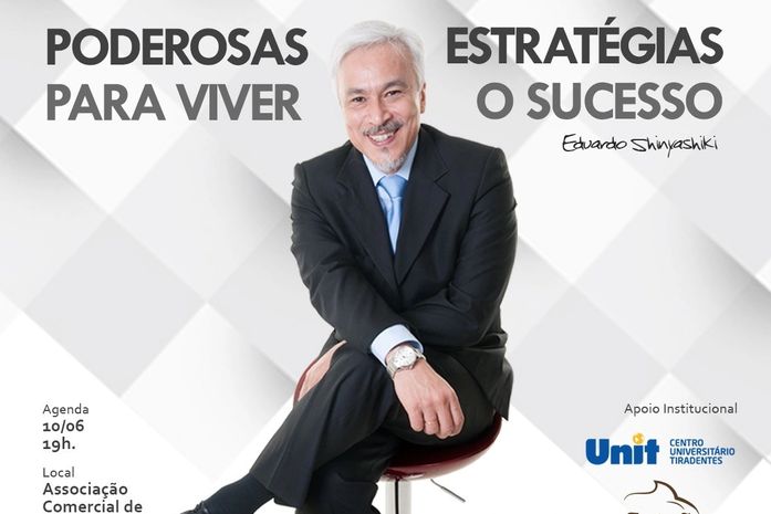 Parceria entre a UNIT/AL e a Associação Comercial vai trazer para Maceió o palestrante Eduardo Shinyashik