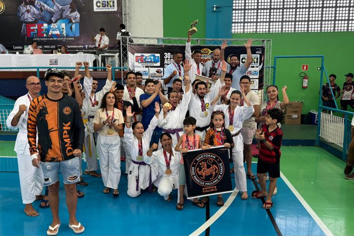 Dojo Marcos Paulino brilha e conquista o pentacampeonato no 20º Campeonato Alagoano de Karatê Interestilos