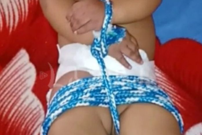 Mãe amarra e xinga bebê de 'ratazana' em Girau do Ponciano