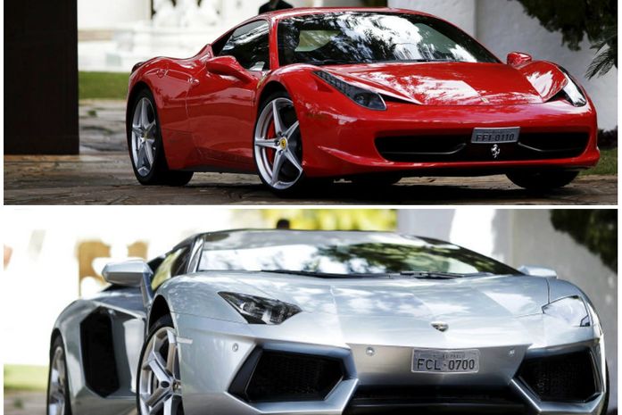 Carros apreendidos na Casa da Dinda pela Operação Lava Jato