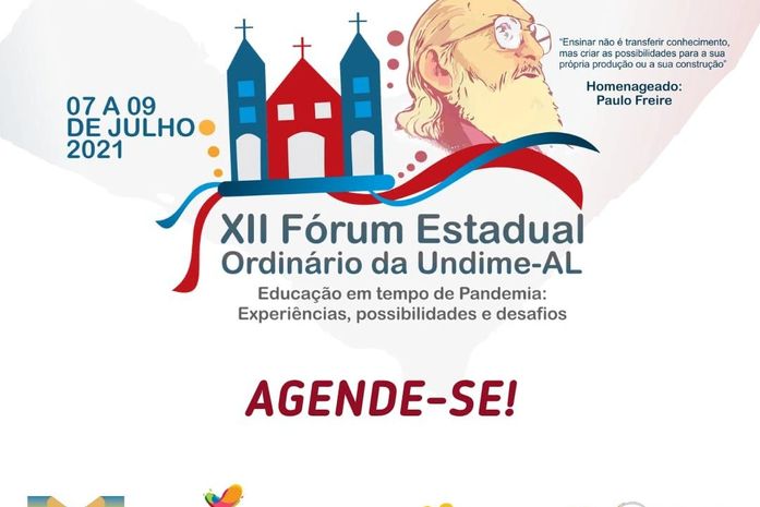 Vem ai o maior evento da Educação pública Alagoana:
XII FÓRUM ESTADUAL ORDINÁRIO DA UNDIME ALAGOAS